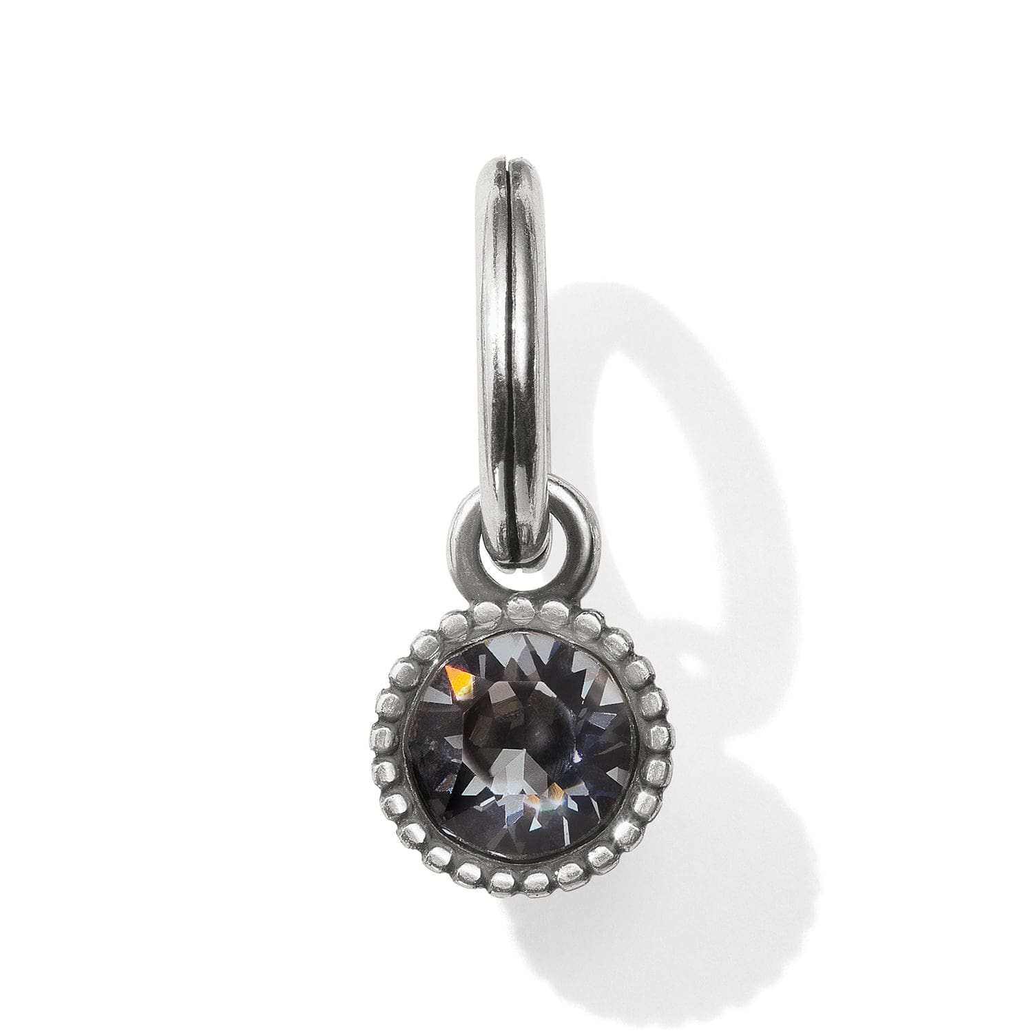 Glitz Birthstone Amulet silver-black 25