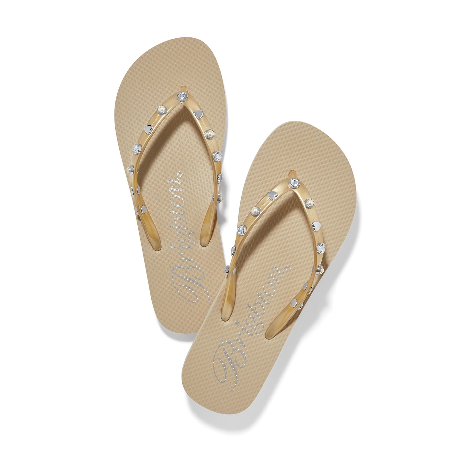 Golden Flat Flip Flops gold 1