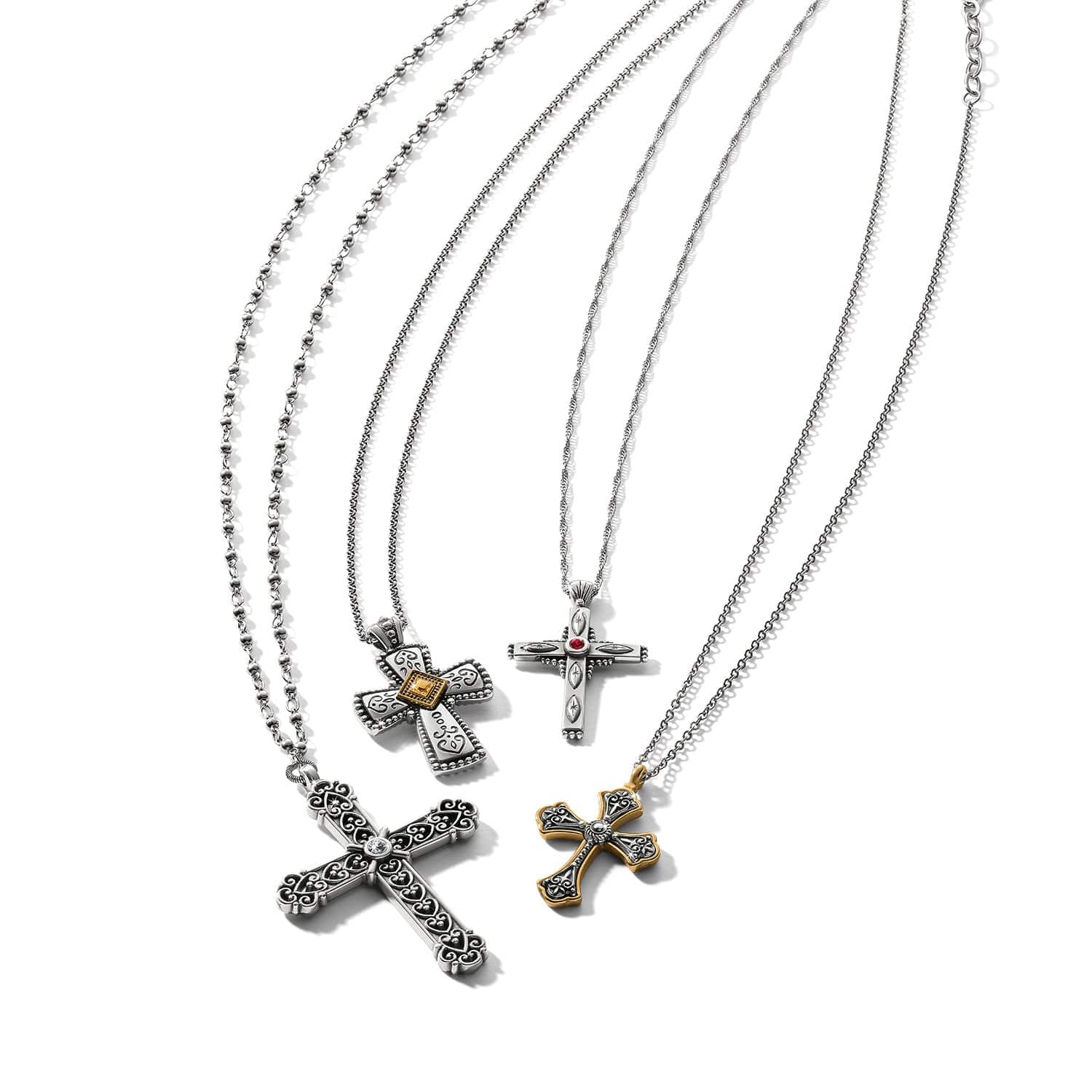 Good Shephard Cross Necklace - Brighton