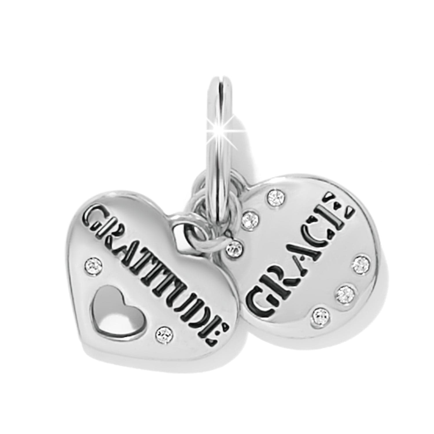 Graced With Gratitude Charm silver 1