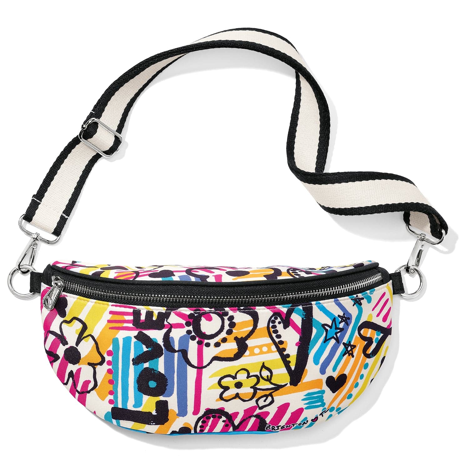 Graffiti Love Cross Body Belt Bag multi 1