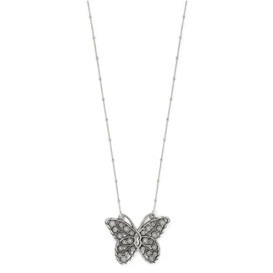 Halo Gems Monarch Butterfly Necklace silver-tanzanite 4