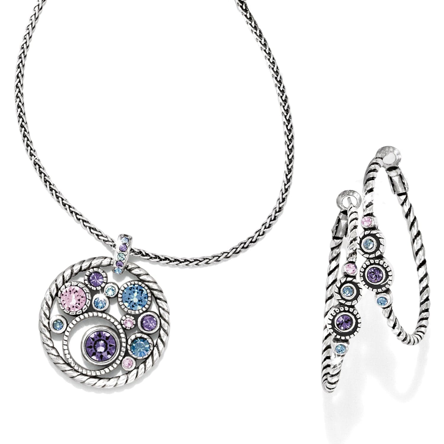 Halo Gift Set silver-tanzanite 1