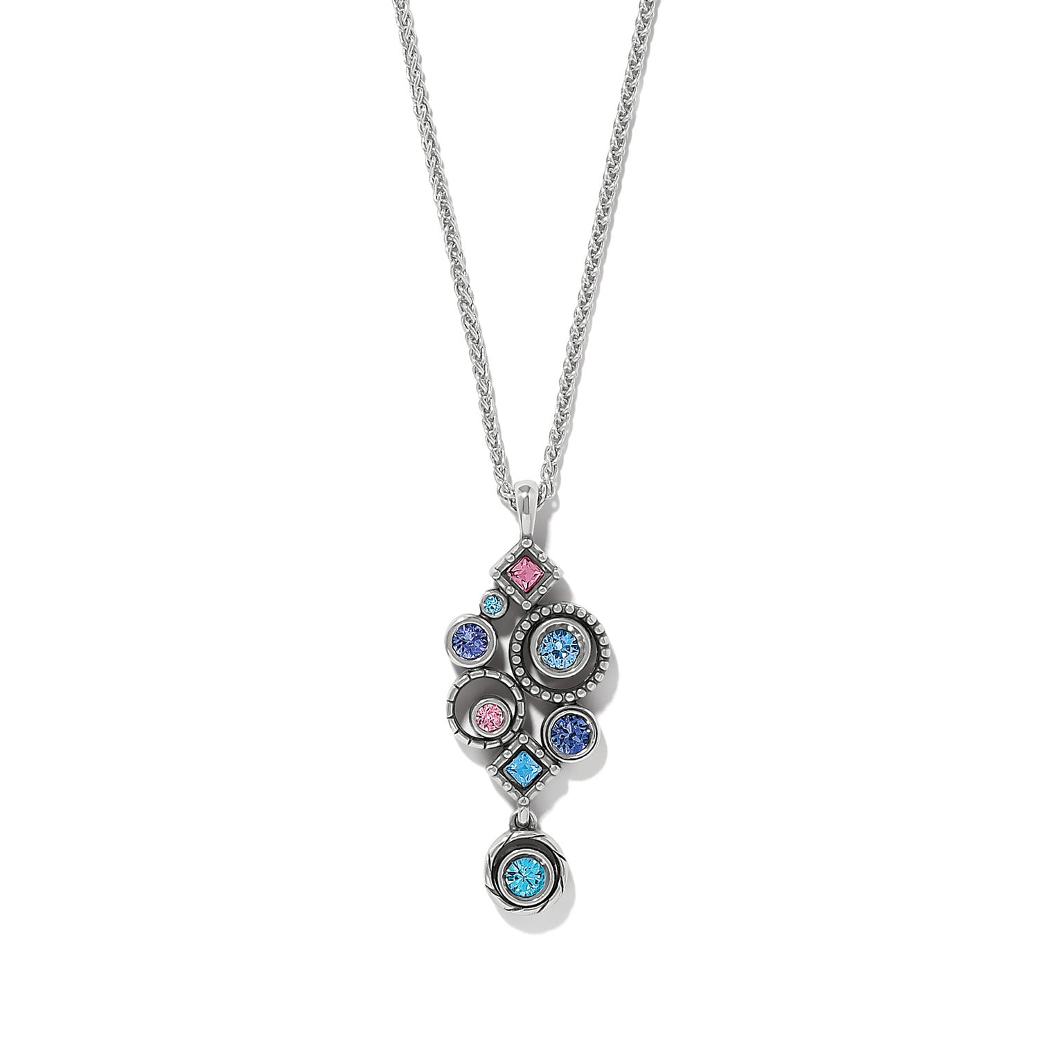 Halo Nova Cluster Necklace silver-multi 1
