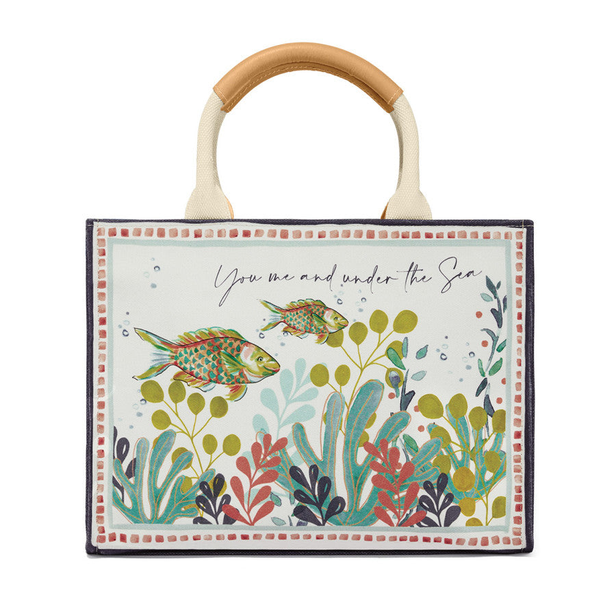 Happy Fish Medium Tote multi 2