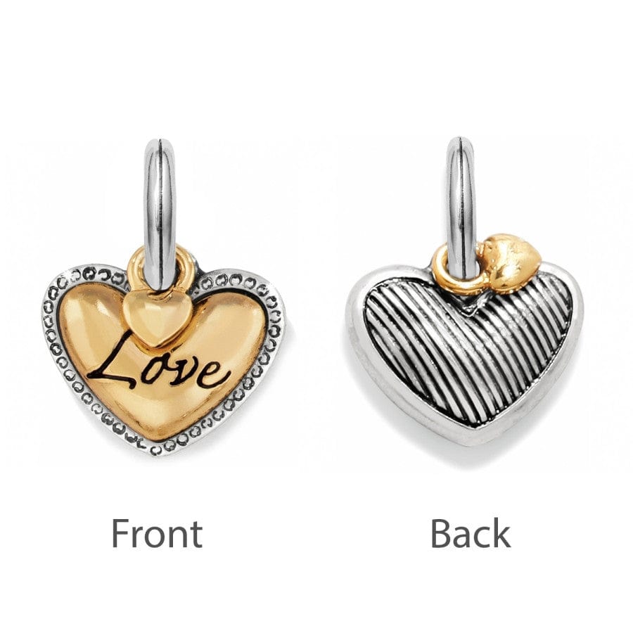 Heart of Gold Charm Necklace silver-gold 5