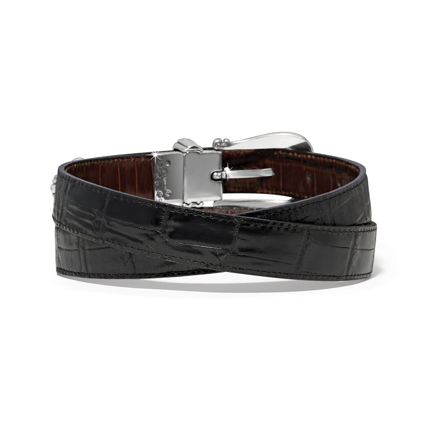 Hearts Reversible Belt black-chocolate 2