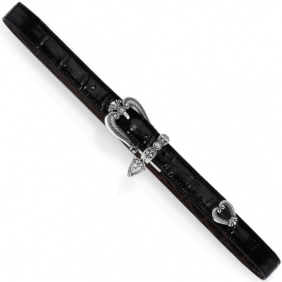 Hearts Reversible Belt black-chocolate 3