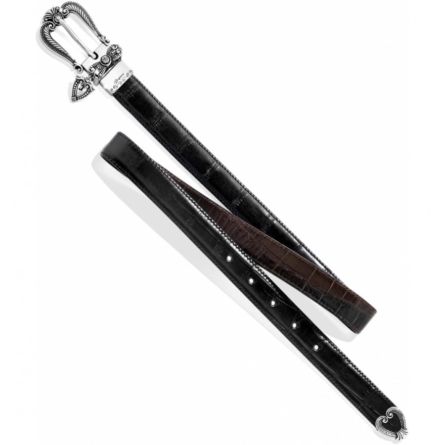 Hearts Reversible Belt black-chocolate 4