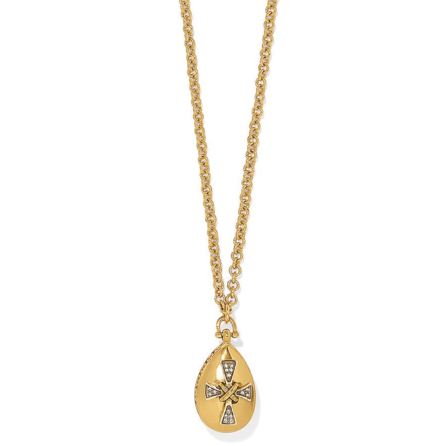 Heavenly Cross Necklace gold 1
