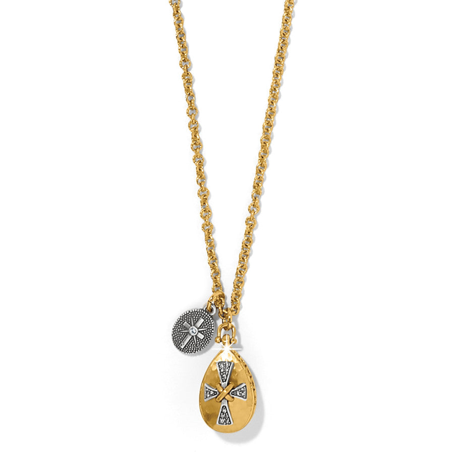 Heavenly Cross Necklace gold 1