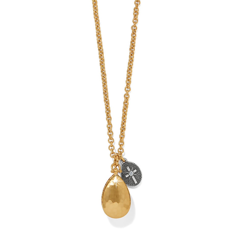 Heavenly Cross Necklace gold 2