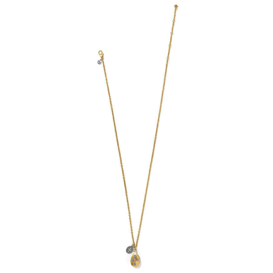 Heavenly Cross Necklace gold 3