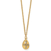 Waterproof Gold Heavenly Cross Necklace