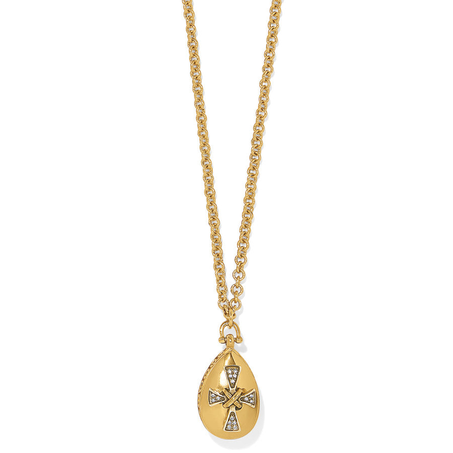 Heavenly Cross Necklace gold 4