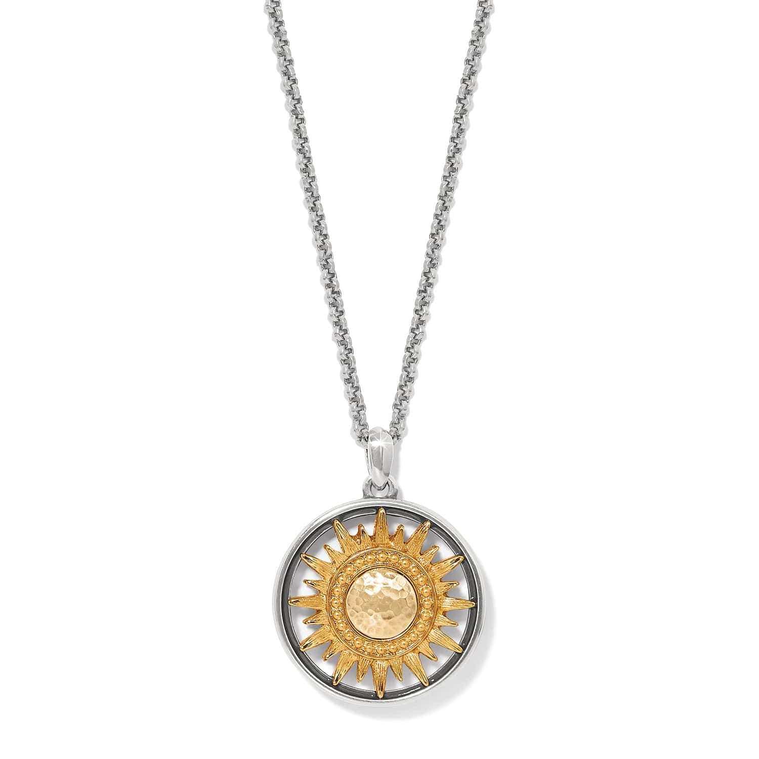 Helios Reversible Necklace silver-gold 2