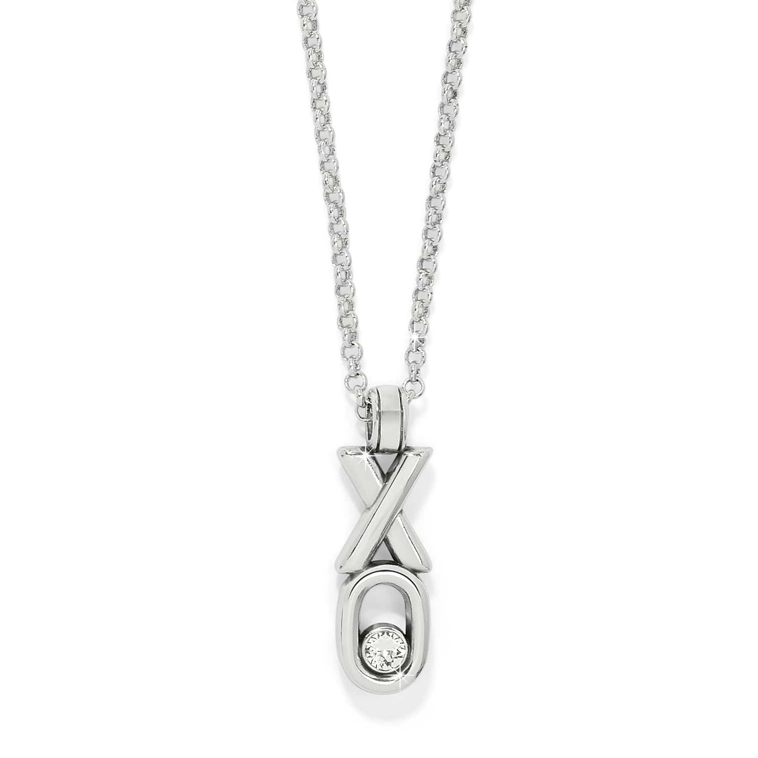 Hugs & Kisses Necklace silver 1