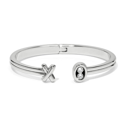 Hugs & Kisses Open Hinged Bangle