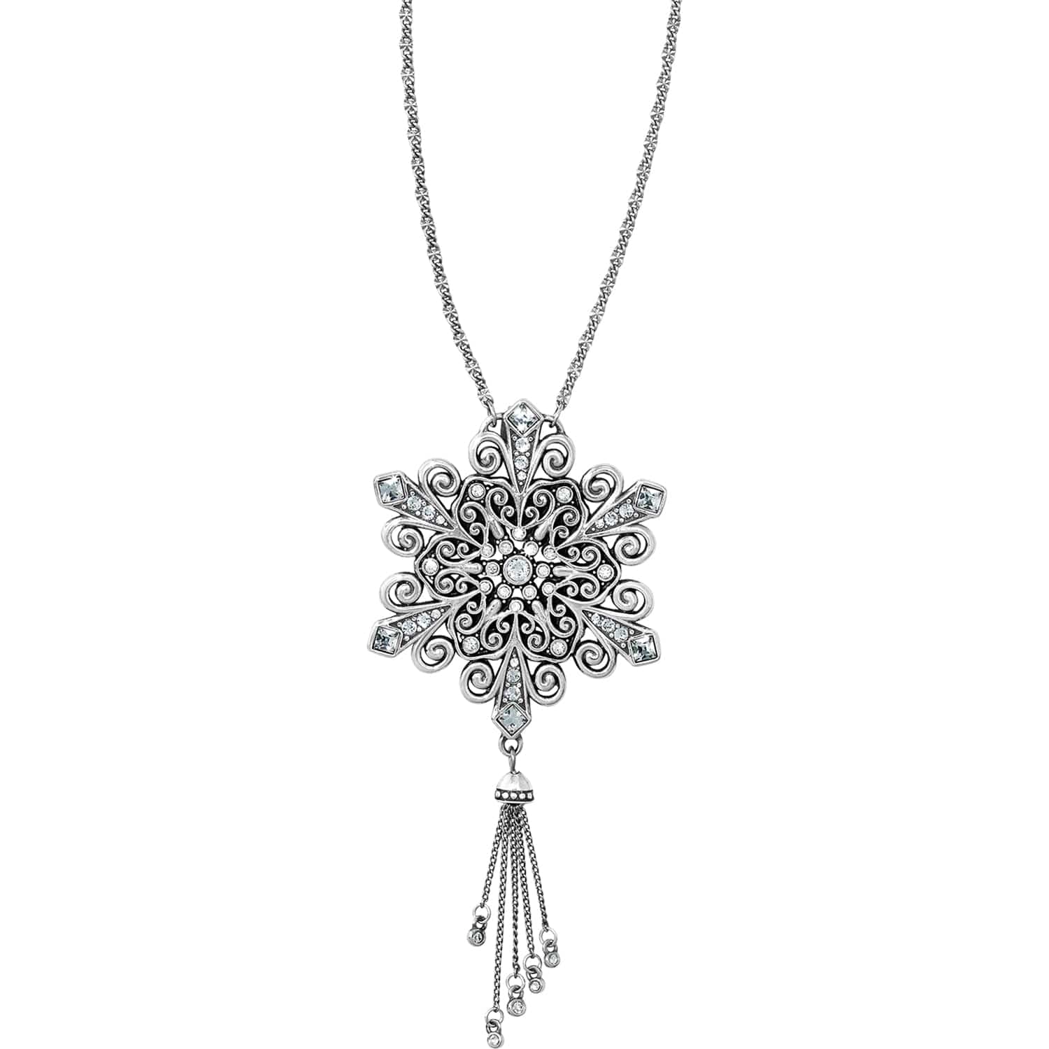 Iceblink Snowflake Necklace silver 1