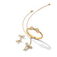 Illumina Bow Hinged Bangle
