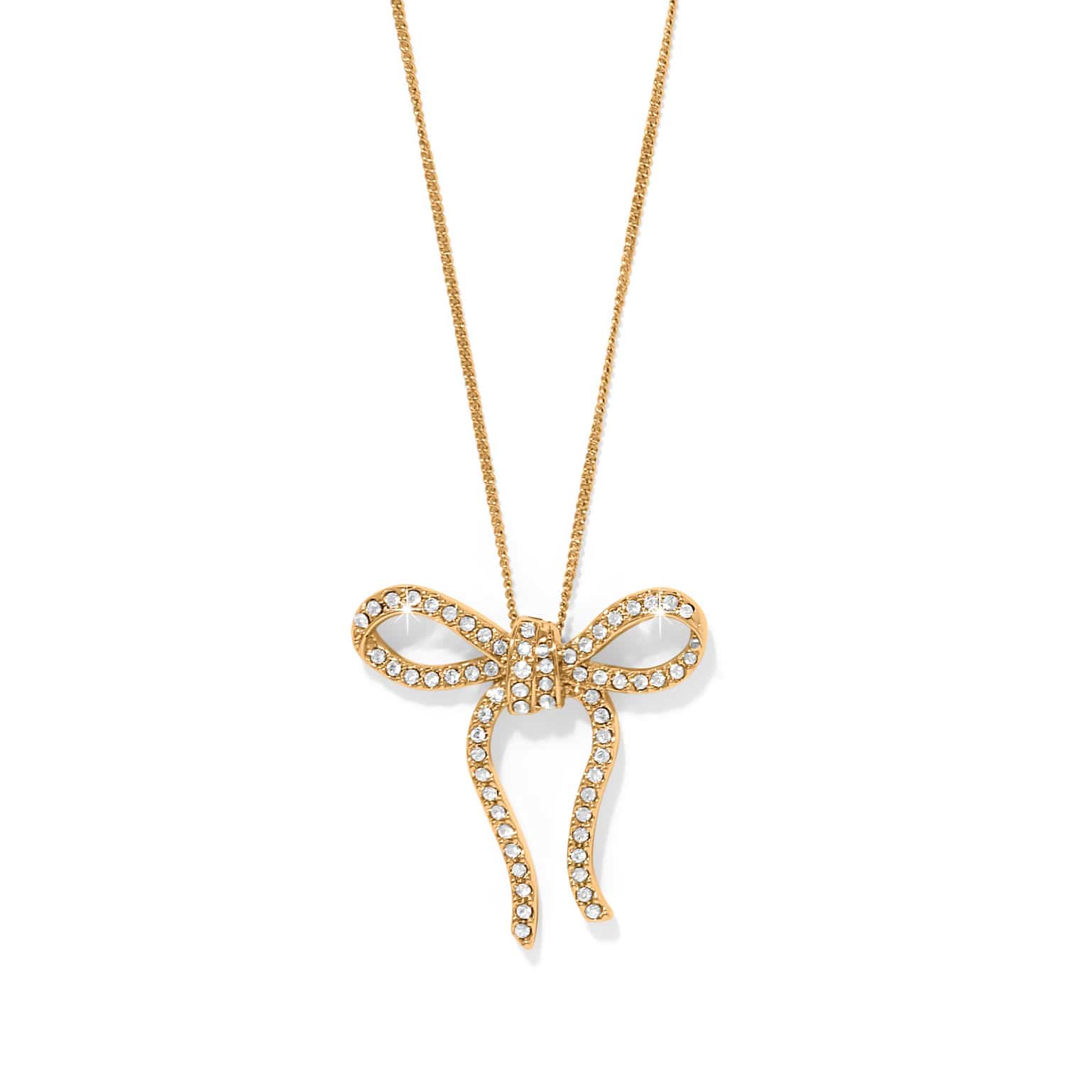 Illumina Bow Necklace gold 1