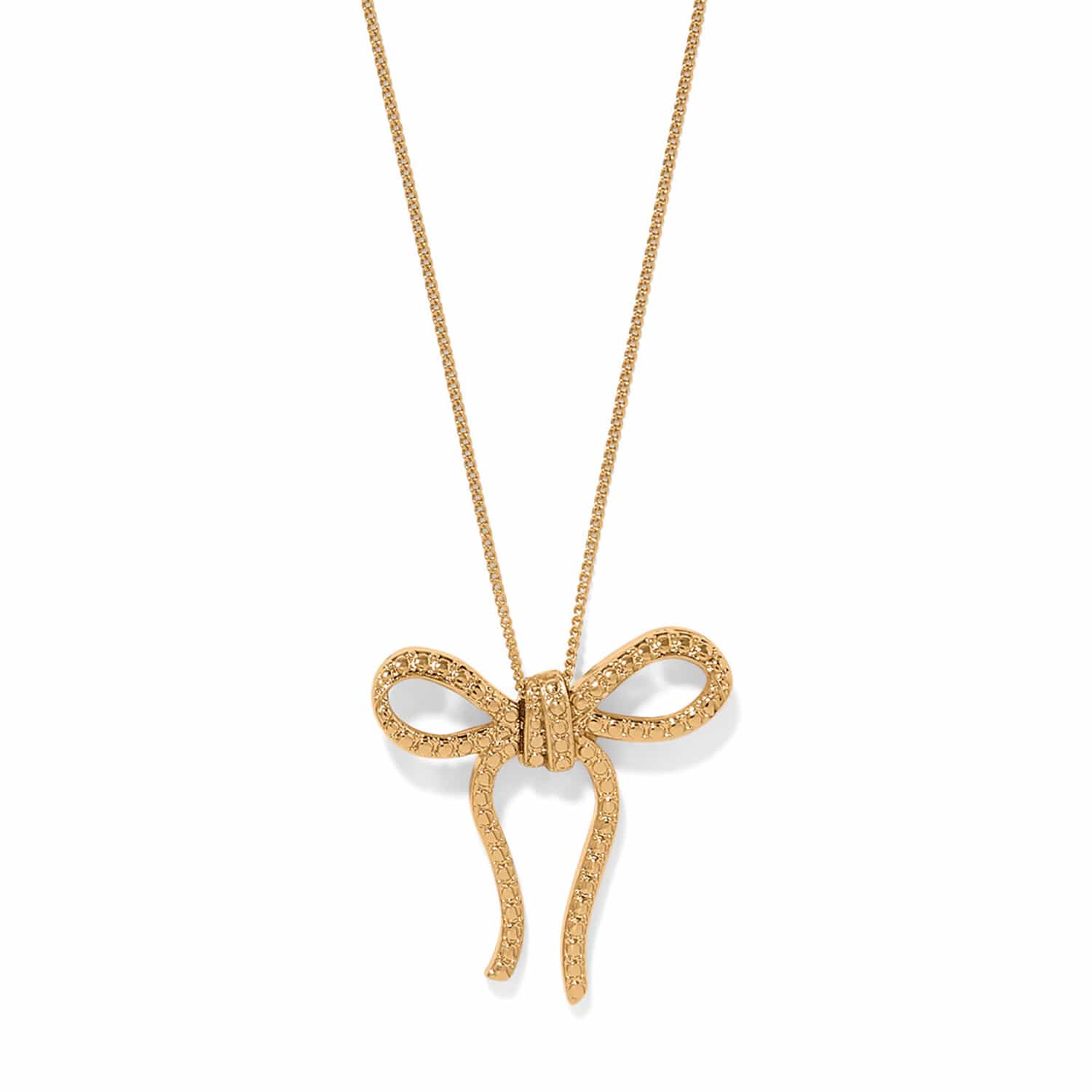 Illumina Bow Necklace gold 2