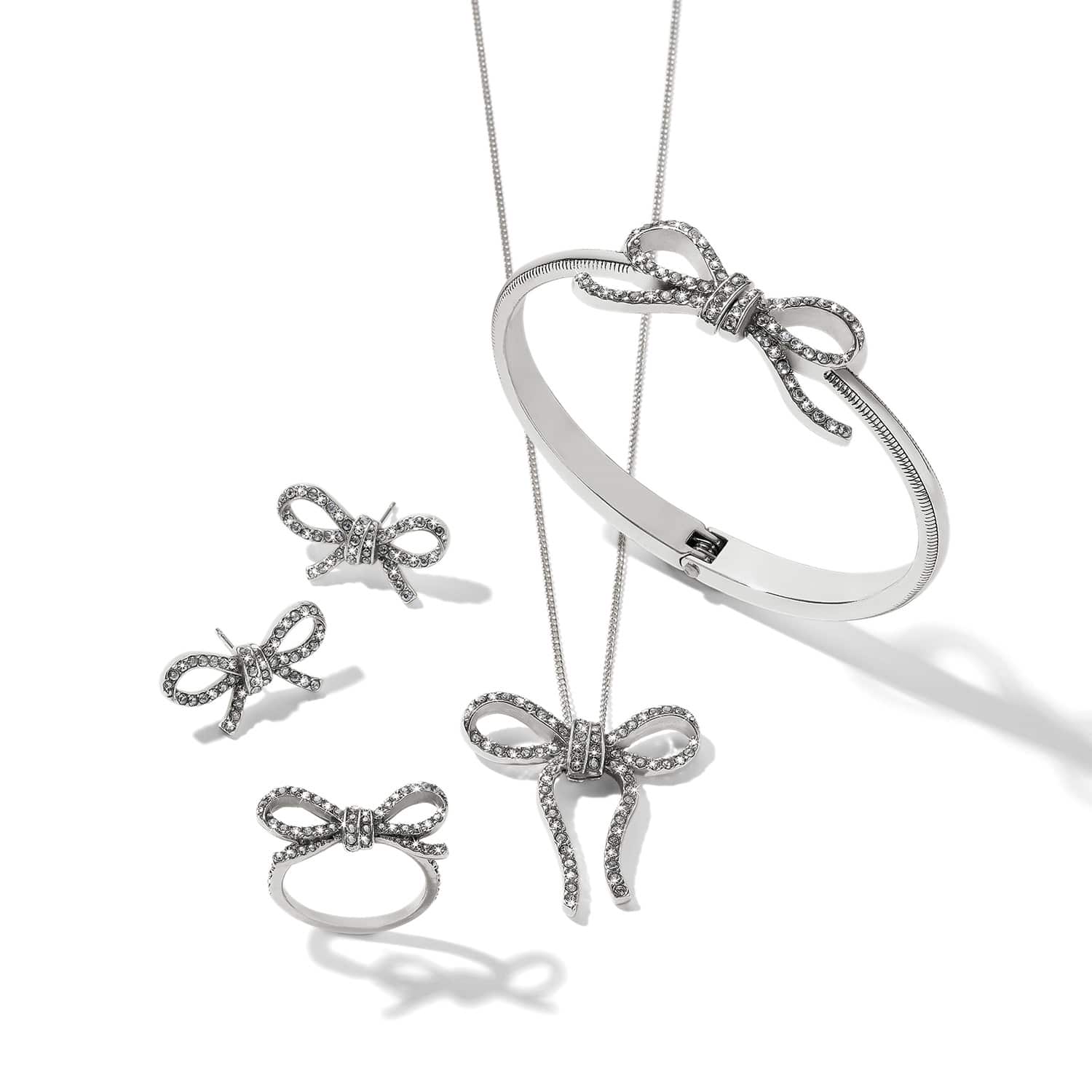 Illumina Bow Post Earrings silver 6