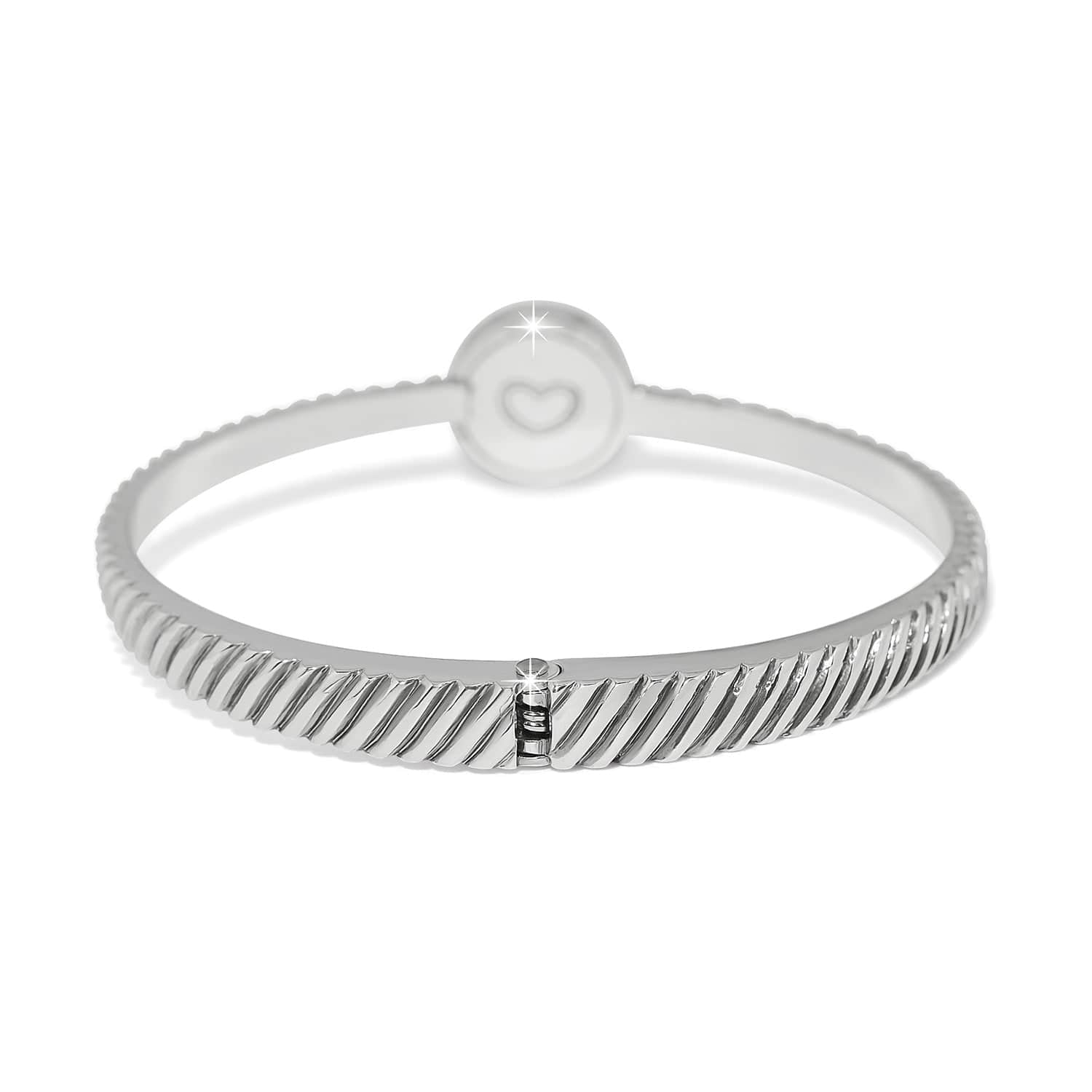 Illumina Celeste Dome Hinged Bangle silver 6