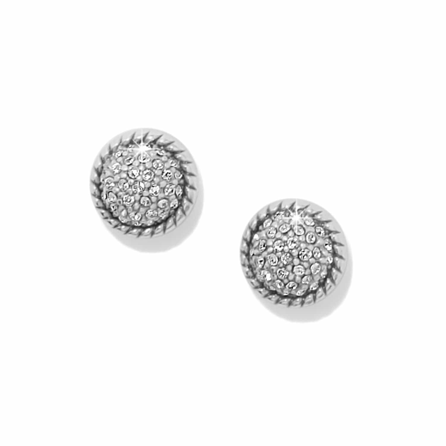 Illumina Celeste Dome Post Earrings silver 2