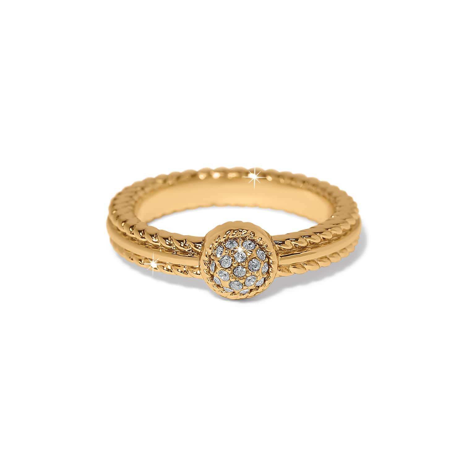 Illumina Celeste Dome Ring gold 4