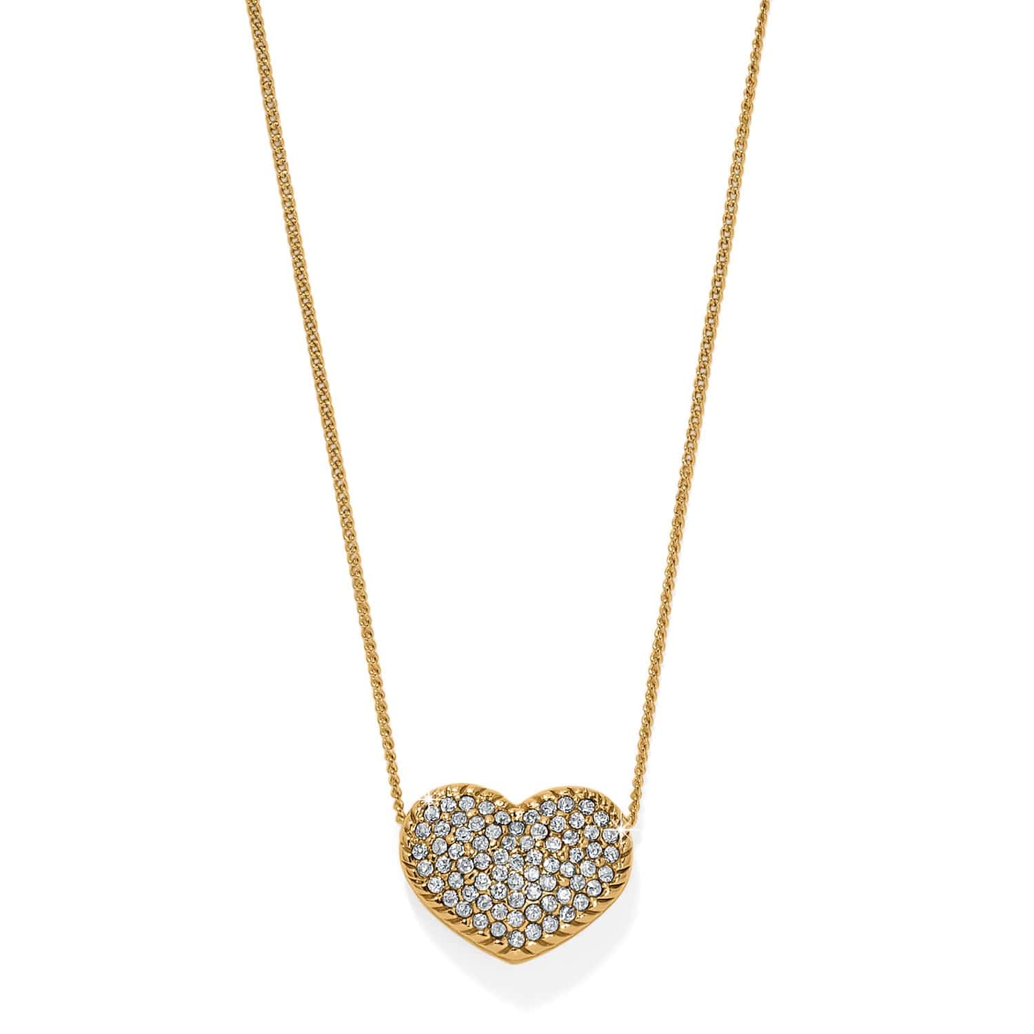 Illumina Celeste Heart Bold Necklace gold 1