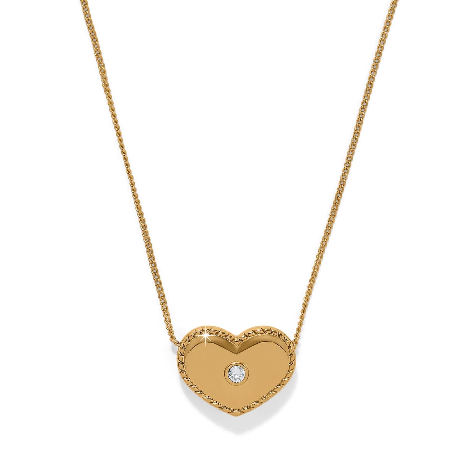 Illumina Celeste Heart Bold Necklace gold 2