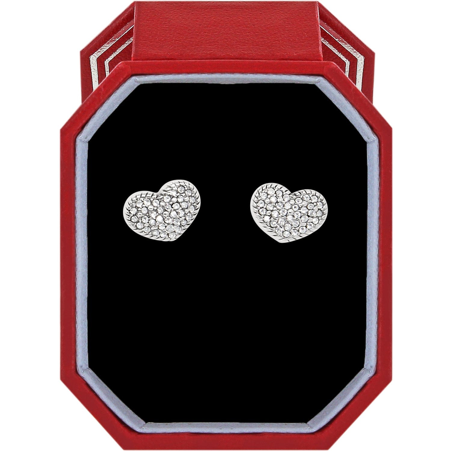 Illumina Celeste Heart Post Earrings Gift Box silver 1