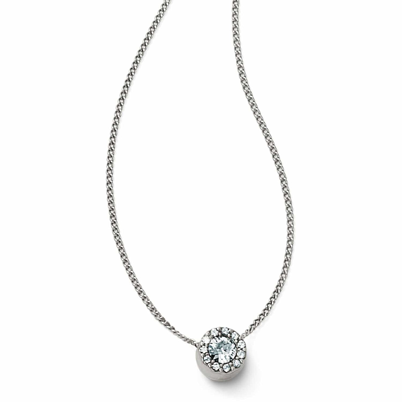 [Brighton] Illumina Solitaire Necklace-Gold main image 1