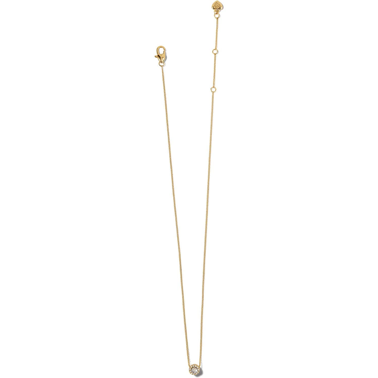 Illumina Solitaire Necklace gold 6