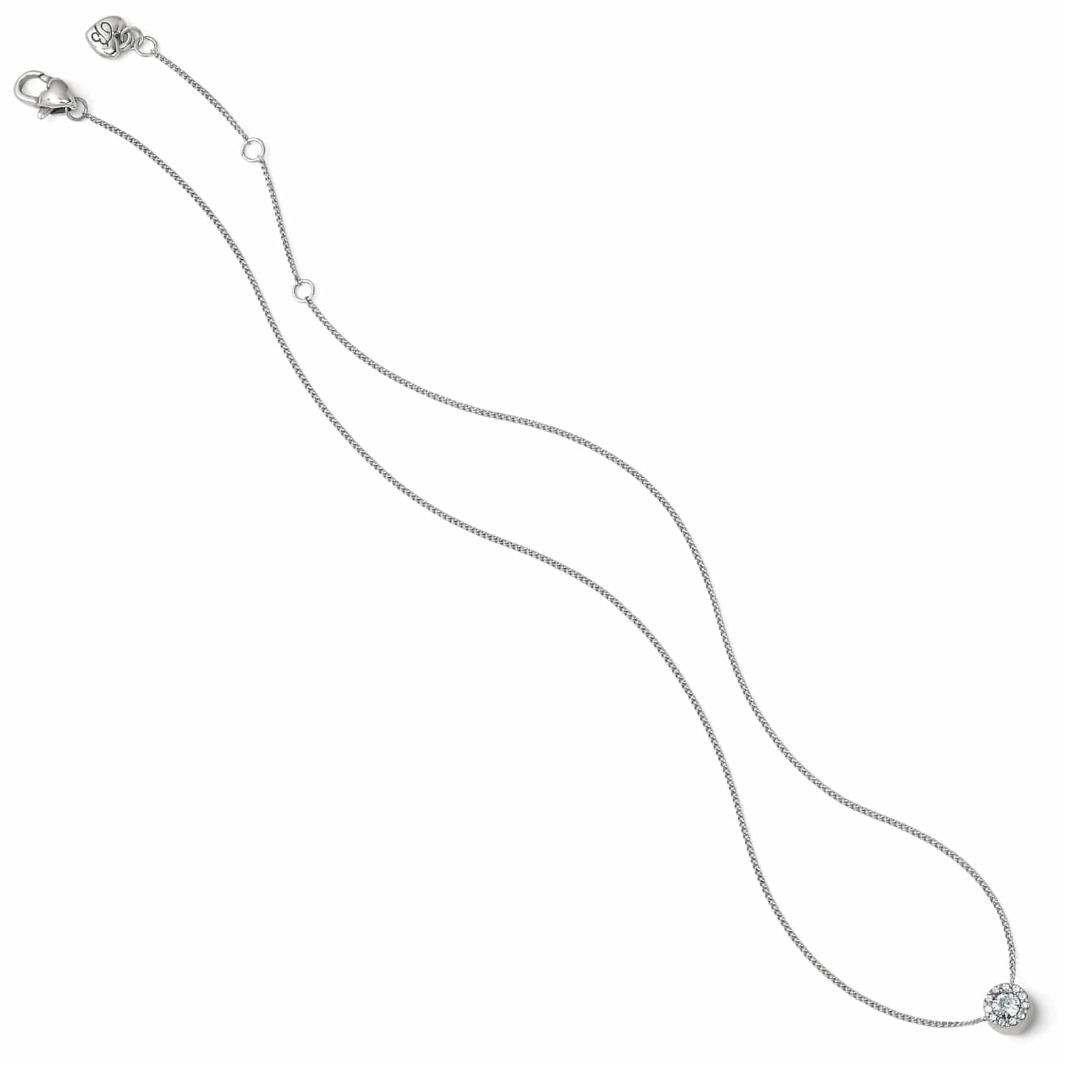 Illumina Solitaire Necklace silver 3