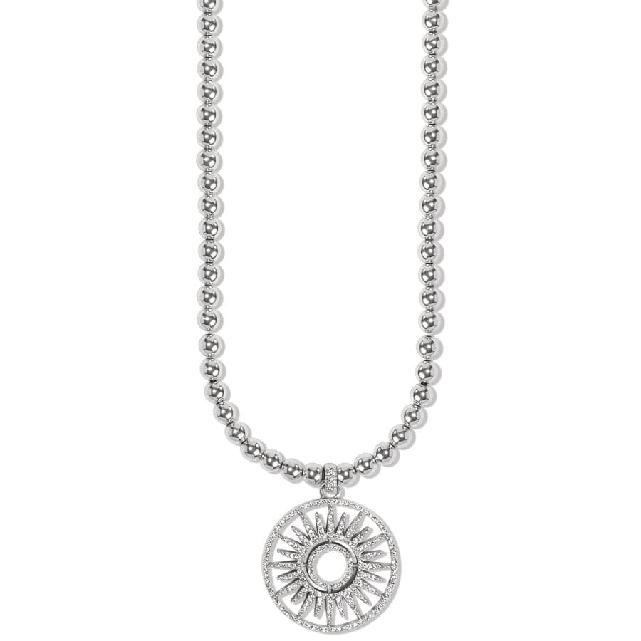 Illumina Sun Beaded Necklace silver 1