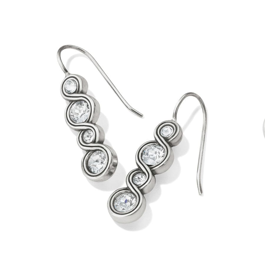 Infinity Sparkle French Wire Earrings silver 3