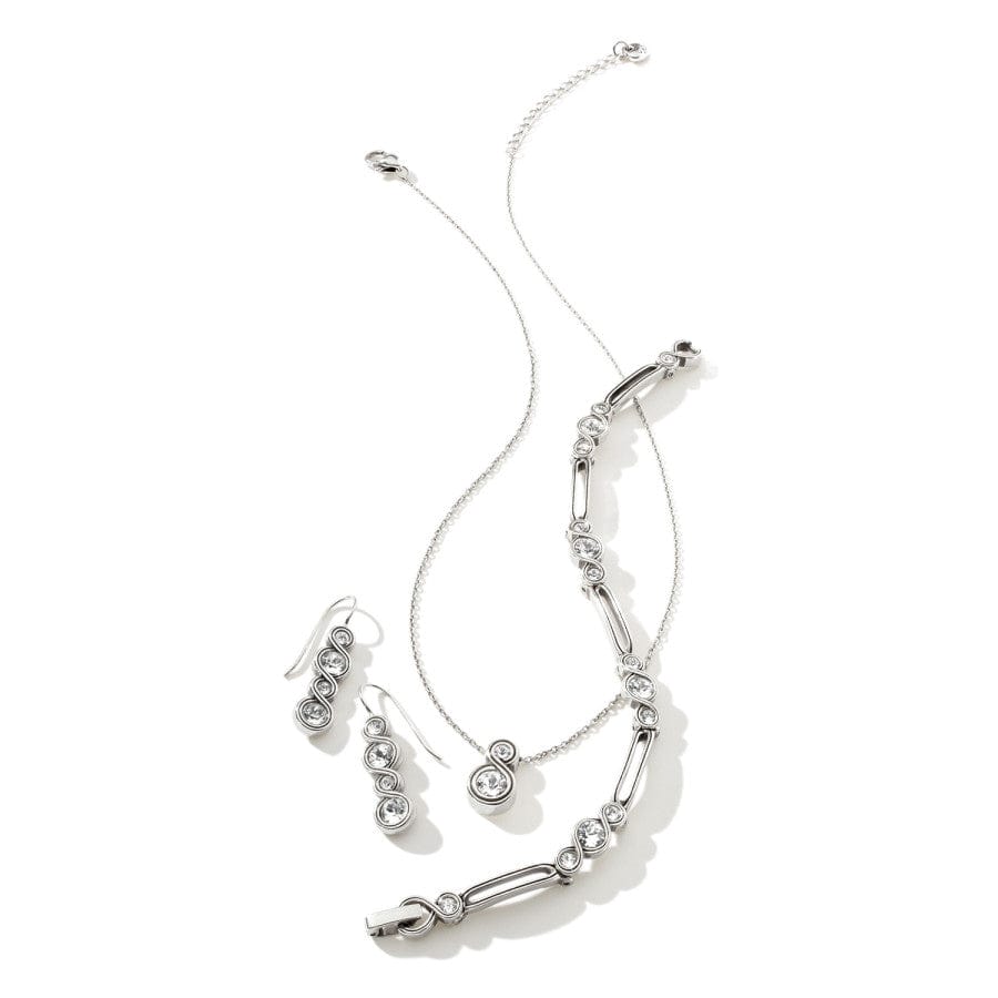 Infinity Sparkle French Wire Earrings Brighton