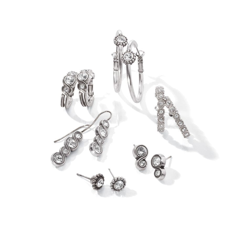 Infinity Sparkle French Wire Earrings silver 5