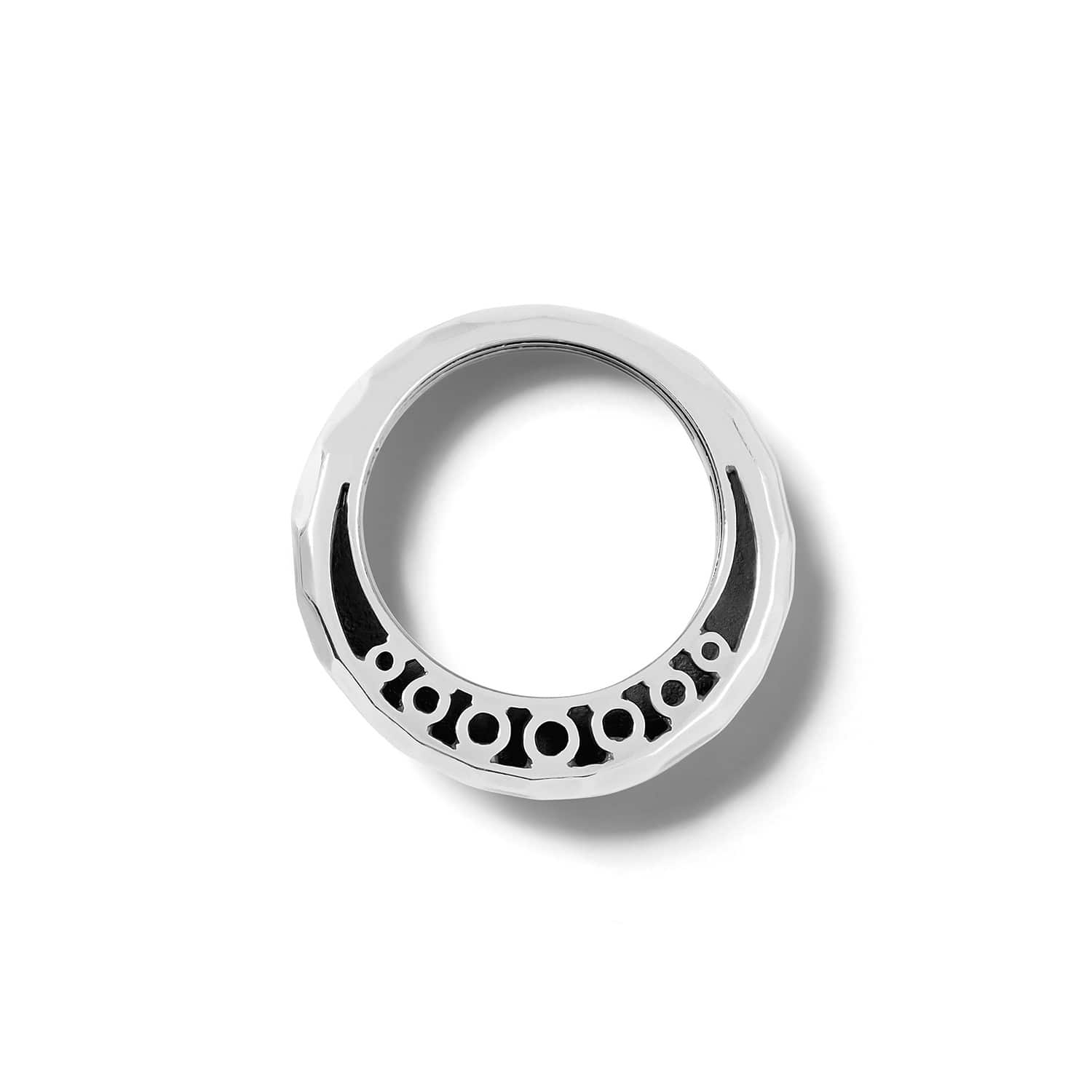 Inner Circle Double Ring silver 2