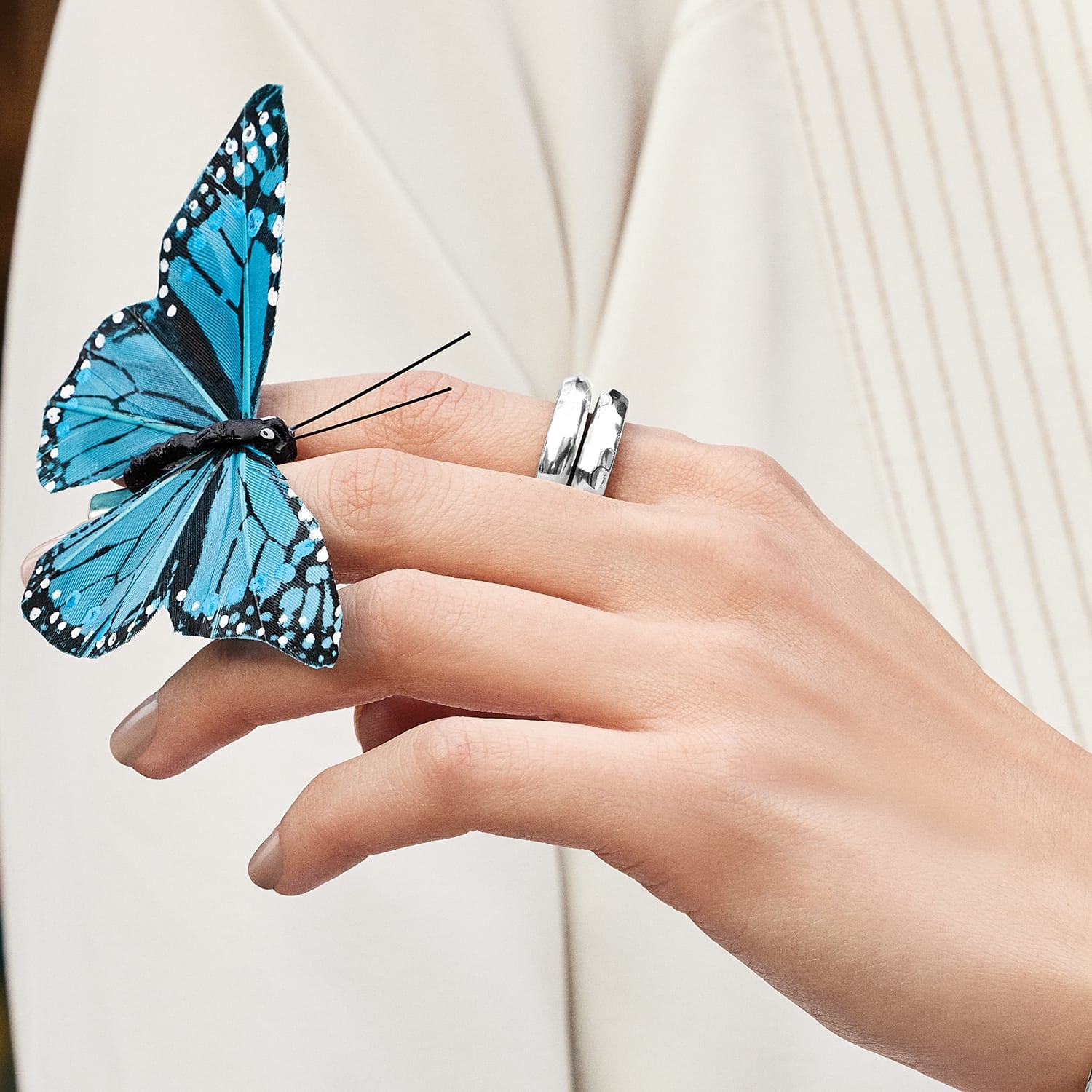 Inner Circle Double Ring silver 3