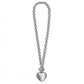 Inner Circle Two Tone Heart Toggle Necklace
