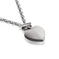 Inner Circle Two Tone Heart Toggle Necklace