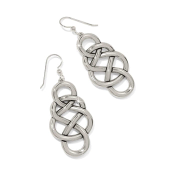 Interlok Braid Drop French Wire Earrings