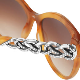 Interlok Braid Sunglasses, Blue Havana