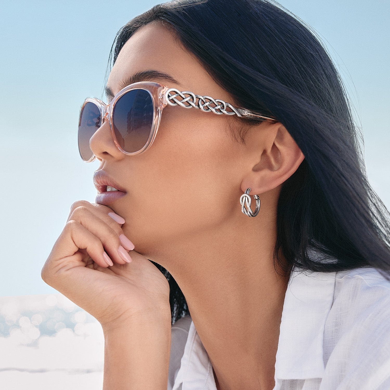 Interlok Braid Sunglasses rosewater 20