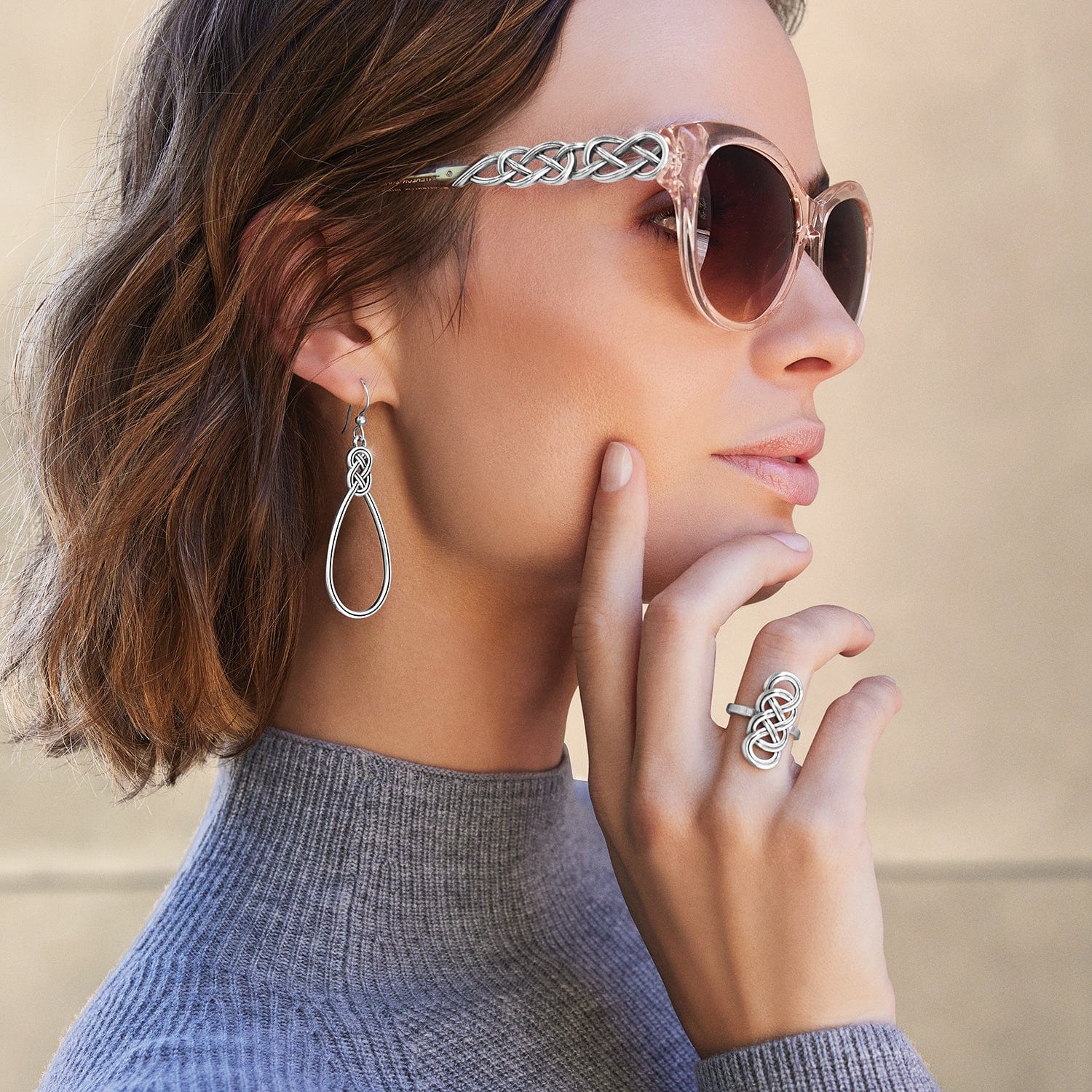 Interlok Braid Sunglasses rosewater 21