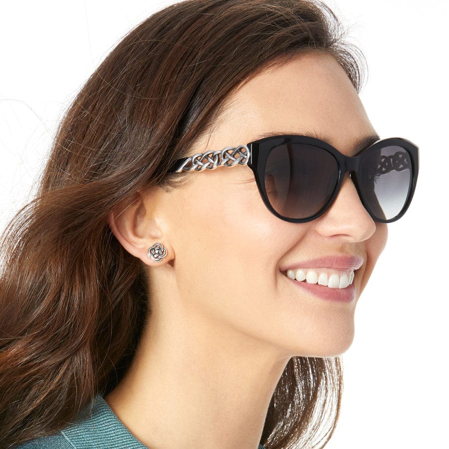 Interlok Braid Sunglasses silver-black 12