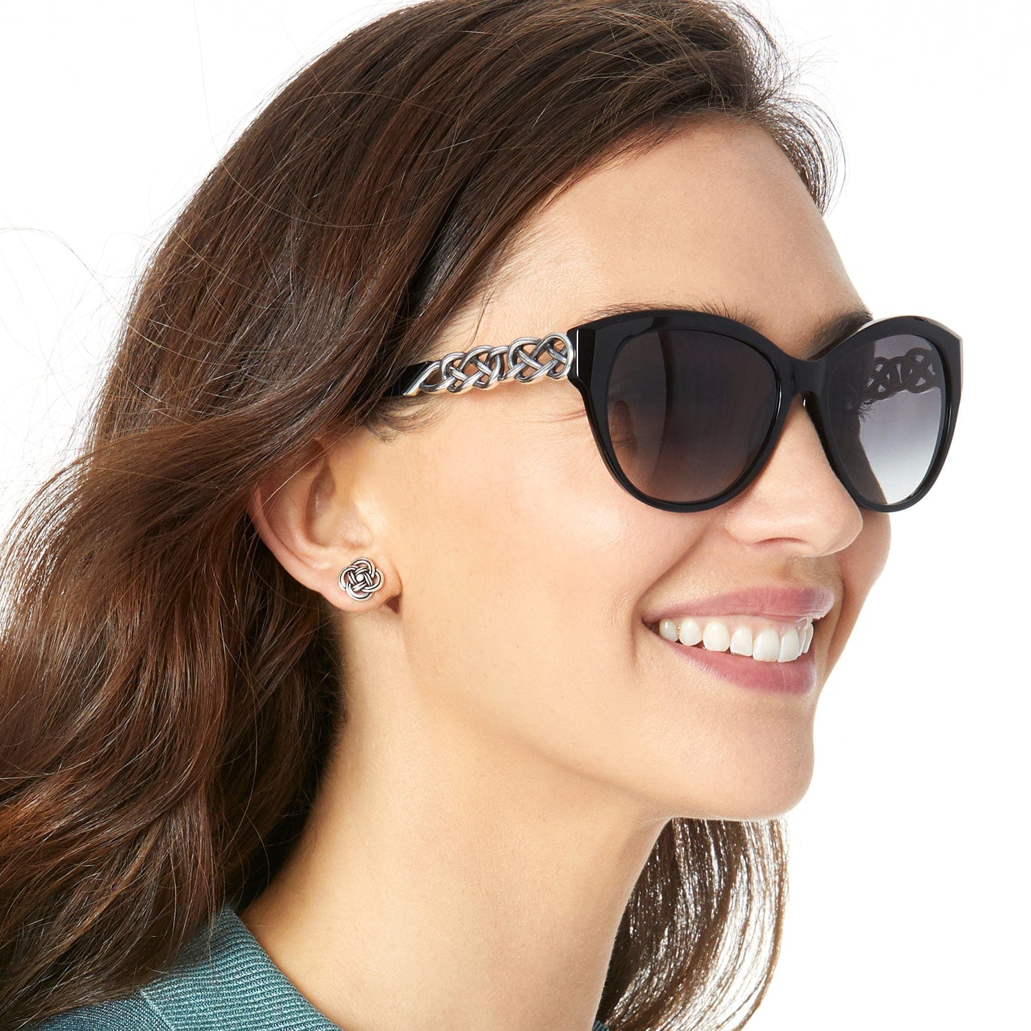 Interlok Braid Sunglasses silver-black 6